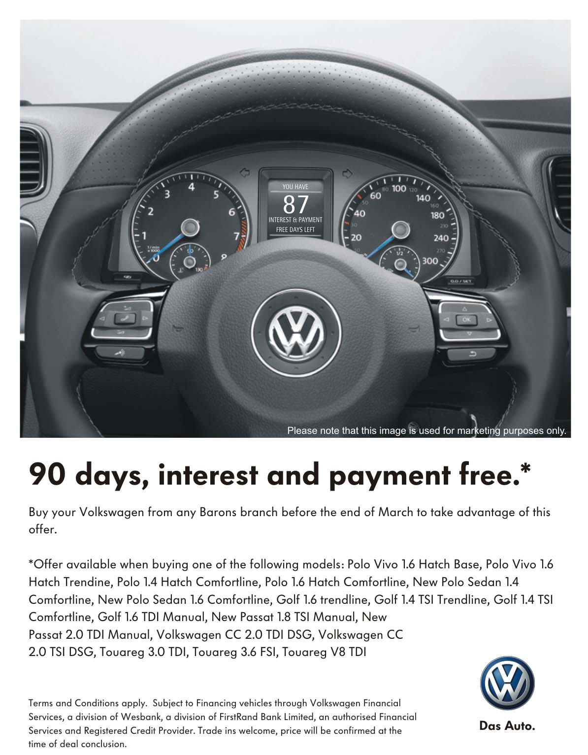 90 days interest and payment free